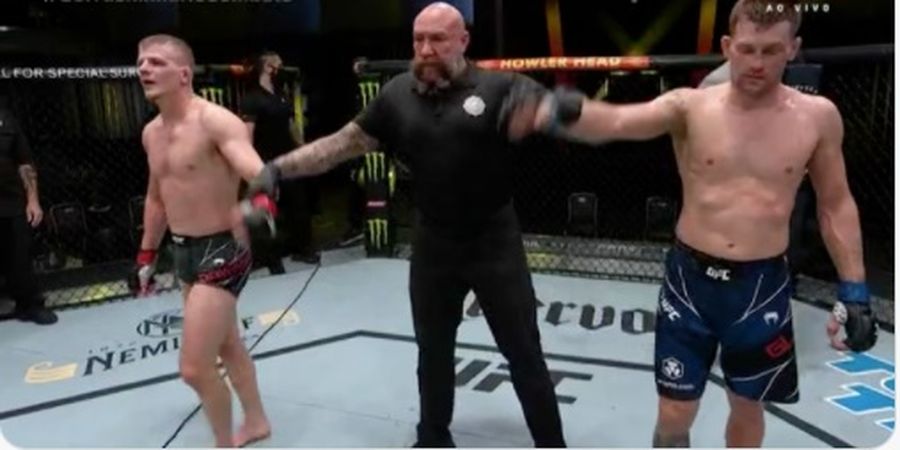 Hasil UFC Vegas 41 - Kecapekan, Kemenangan Grant Dawson Batal di 30 Detik Terakhir