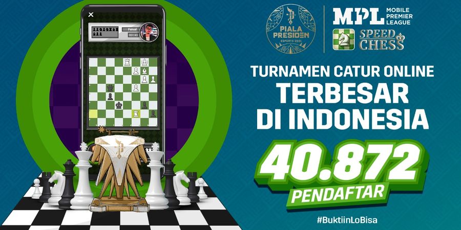 Lebih dari 40 Ribu Peserta Terdaftar di Piala Presiden eSports 2021 untuk Speed Chess