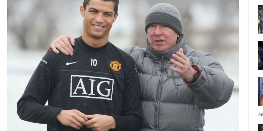 Sempat Nyaris ke Man City, Ronaldo Berubah Pikiran Berkat Telepon 20 Detik dari Sir Alex Ferguson