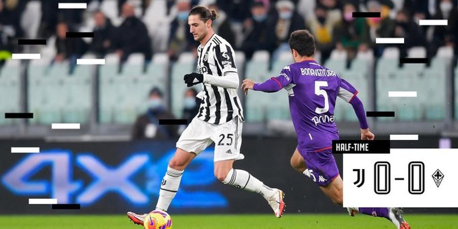 Juventus Lupa Cara Nembak ke Gawang, Skor Kacamata Warnai Babak Pertama kontra Fiorentina