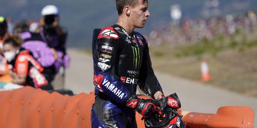 Alami Crash Perdana di MotoGP Musim Ini, Si Setan Amuk Yamaha