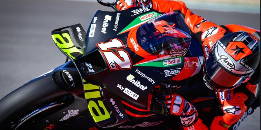 Kawinkan Potensi Dirinya dan Motor Aprilia, Maverick Vinales Yakin Gacor di MotoGP 2022