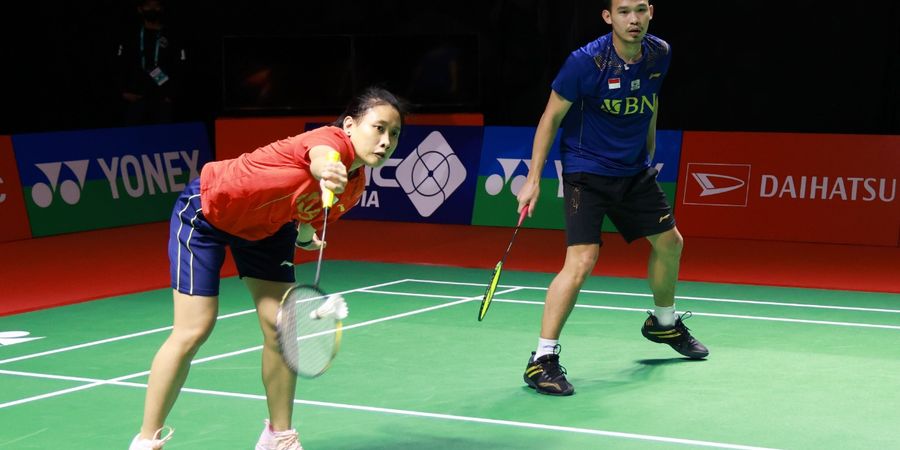 Hasil Indonesia Open 2021 - Rinov/Pitha Disingkirkan Wakil Denmark