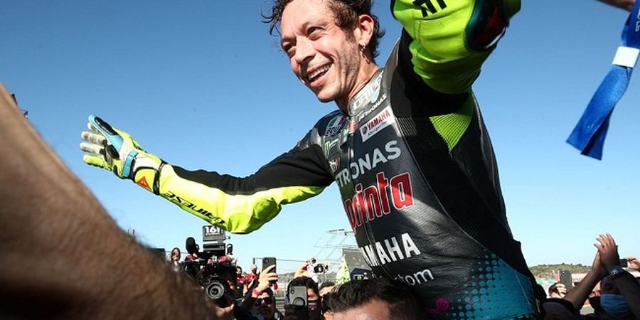 MotoGP Valencia 2021 Bukan Finis Terbaik, Valentino Rossi Bangga sampai Merasa Jadi Juara Dunia