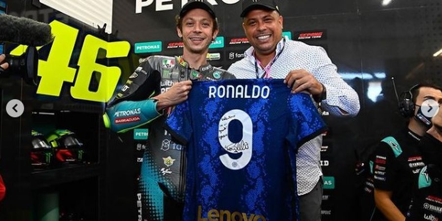 Ronaldo Bikin Valentino Rossi Murtad dari Tim Idola Masa Kecil