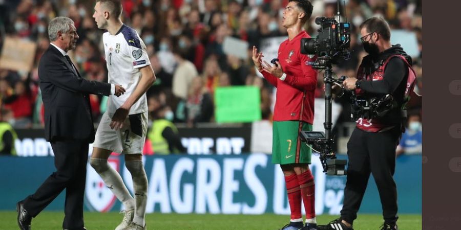Cristiano Ronaldo Ngamuk ke Pelatih, Portugal Gagal Lolos Langsung ke Piala Dunia 2022