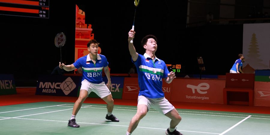 Hasil Indonesia Masters 2021 - Dalam Tempo 43 Menit, Marcus/Kevin Maju ke Babak Ke-2