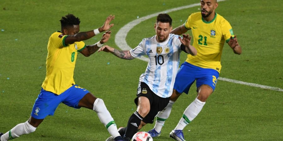 Hasil Kualifikasi Piala Dunia - Main Tanpa Gol dengan Brasil, Lionel Messi Selangkah Lagi Bawa Argentina Lolos ke Piala Dunia 2022