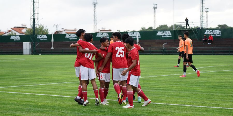 Laga Dihentikan, Timnas U-18 Indonesia Kembali Menang