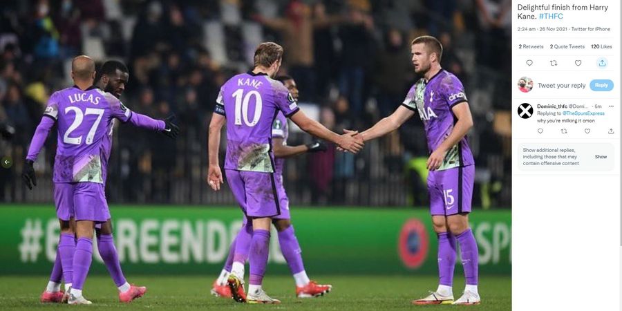 Hasil UECL - Wakil Slovenia Beri Kekalahan Pertama Antonio Conte Bareng Spurs Lewat Drama Kartu Merah dan Gol Menit Akhir