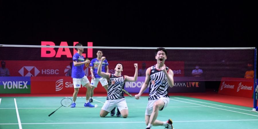Final Indonesia Open 2021 - Marcus/Kevin Kaget Gelar Juara Juga Beri Mereka Rekor Apik