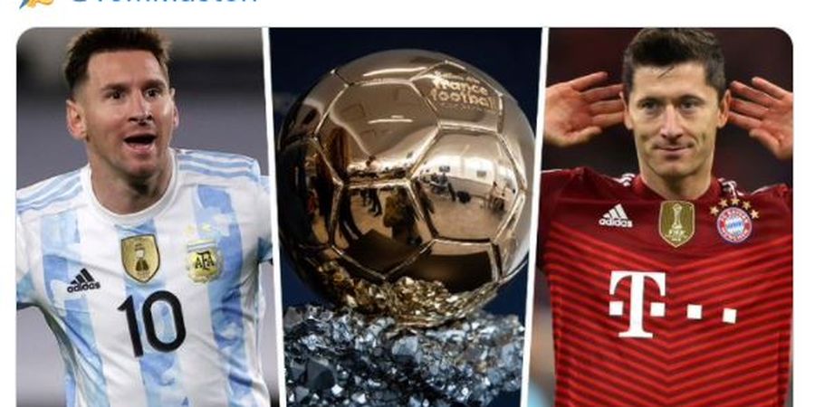 Jadwal dan Link Live Streaming Ballon d'Or 2021 Dini Hari Nanti - Messi, Lewandowski, atau Jorginho?