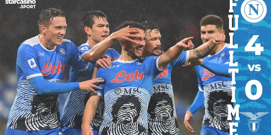 Hasil Lengkap dan Klasemen Liga Italia - Napoli Mempesona di Malam Maradona, Shevchenko Dapat Poin Perdana