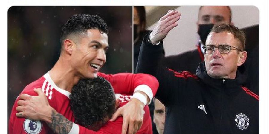 Man United Menang Tipis, Ralf Rangnick Ungkap Masalah Utama Cristiano Ronaldo cs