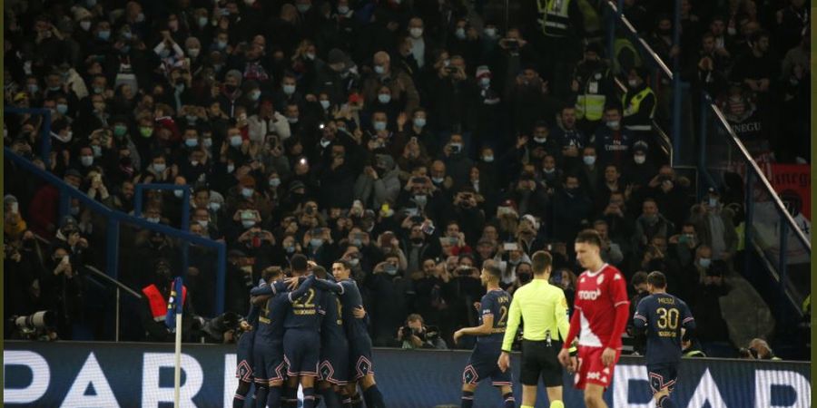 Hasil Liga Prancis - Lionel Messi dan Kylian Mbappe Kompak Cetak Rekor, PSG Lumat AS Monaco