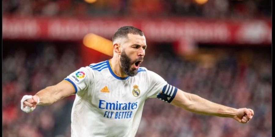 Hasil Liga Spanyol - Diwarnai Brace Karim Benzema, Real Madrid Tutup 2021 dengan Tiga Poin