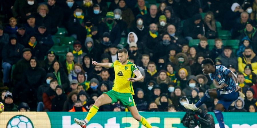 Hasil dan Klasemen Liga Inggris - Pesta Gol ke Gawang Norwich, Arsenal Raih 4 Kemenangan Beruntun, Posisi 4 Besar Aman