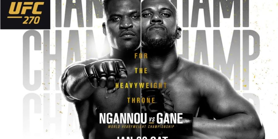 UFC 270 - Cukup 19 Pukulan dari Francis Ngannou, Ciryl Gane Bisa KO
