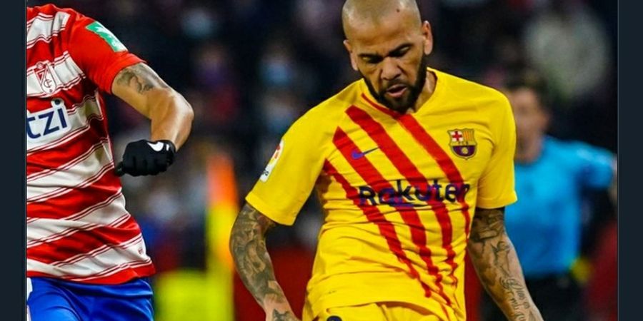 Hasil Liga Spanyol - Assist Setengah Lapangan Dani Alves Gagal Menangkan 10 Pemain Barcelona