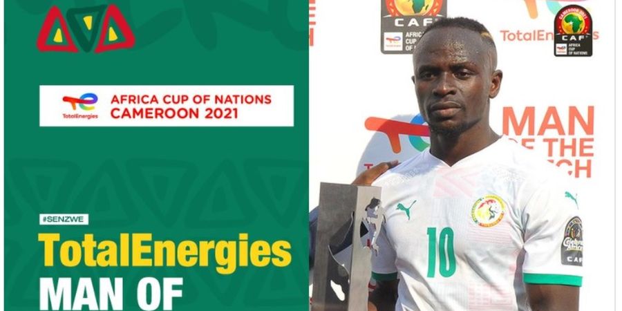 Hasil Lengkap Piala Afrika 2021 - Mau Disantet, Sadio Mane Malah Jadi Man of the Match