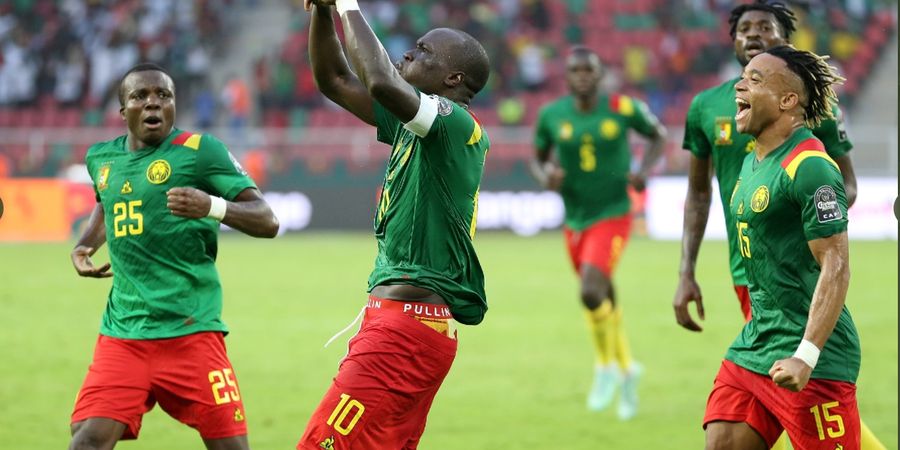 Hasil Lengkap Piala Afrika 2021 - Sempurna di Grup A dan Kuasai Top Scorer, Kamerun Lolos ke 16 Besar