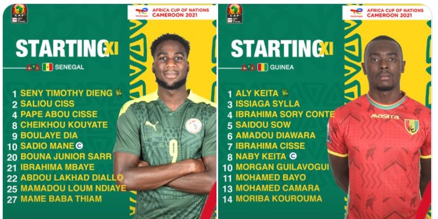Hasil Lengkap Piala Afrika 2021 - Sadio Mane vs Naby Keita Imbang, Maroko Susul Kamerun ke 16 Besar