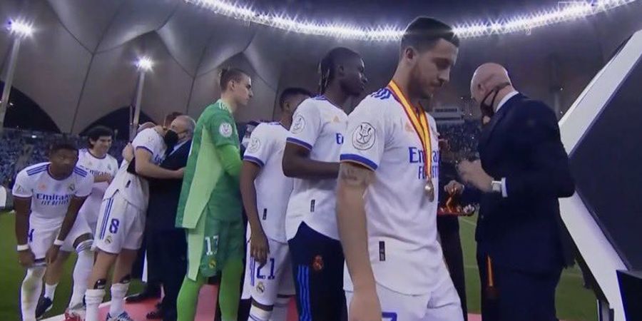 Foto Eden Hazard di Perayaan Juara Real Madrid Viral, Fans: Kembalikan ke Chelsea!