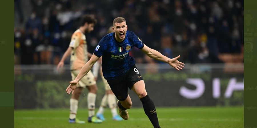 Hasil Liga Italia - Penyerang Gaek Jadi Penyelamat, Inter Milan Lumat Venezia Berkat Gol Telat
