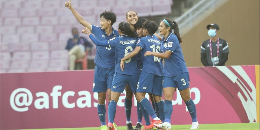 Hasil Piala Asia Wanita 2022 - Kiper Dibawa Ambulance, Timnas Wanita Indonesia Takluk dari Thailand
