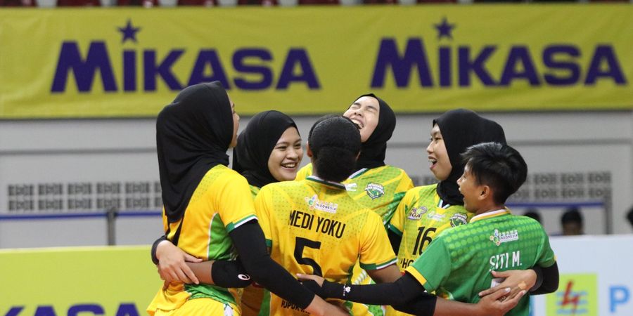 Proliga 2022- Tanpa 5 Pemain karena Positif Covid-19, Petrokimia Mampu Raih 2 Set