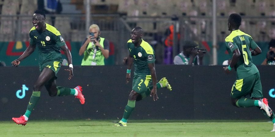 Hasil Piala Afrika 2021 - Susul Mo Salah Bikin Assist, Sadio Mane Kirim Senegal ke 4 Besar