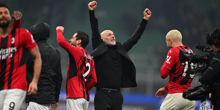 Hasil dan Klasemen Liga Italia - Menangi Derby della Madonnina, AC Milan Cuma Selisih 1 Poin dari Inter Milan