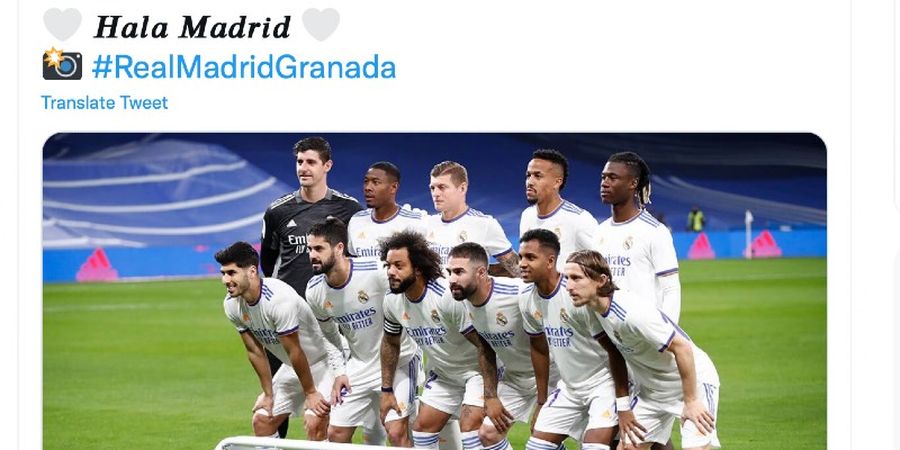 Hasil Babak I - Tanpa Karim Benzema, Real Madrid Sementara Ditahan 0-0