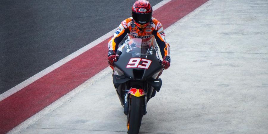 Sambil Tertawa Marquez Mengaku Sengaja Jalan Pelan Saat Tes Pramusim MotoGP 2022
