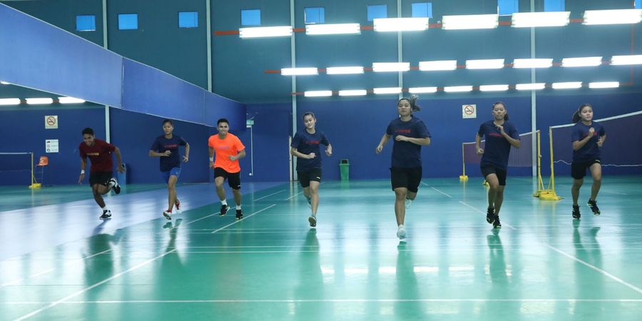 Kejuaraan Beregu Asia 2022 - Tim Bulu Tangkis Indonesia Jalani Latihan Perdana