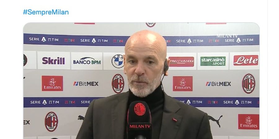 AC Milan Harusnya Menang, Ditahan Imbang Inter Milan Buat Stefano Pioli Kecewa Berat