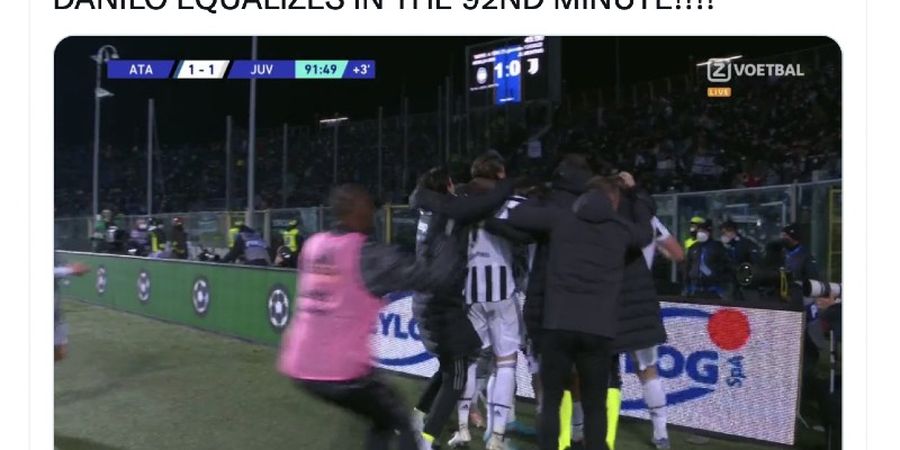 Hasil Liga Italia - Gol Injury Time Selamatkan Posisi Juventus di 4 Besar