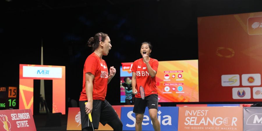 Hasil Indonesia Open 2022 - Berduel Selama 79 Menit, Febriana/Amalia Kalahkan Wakil Prancis