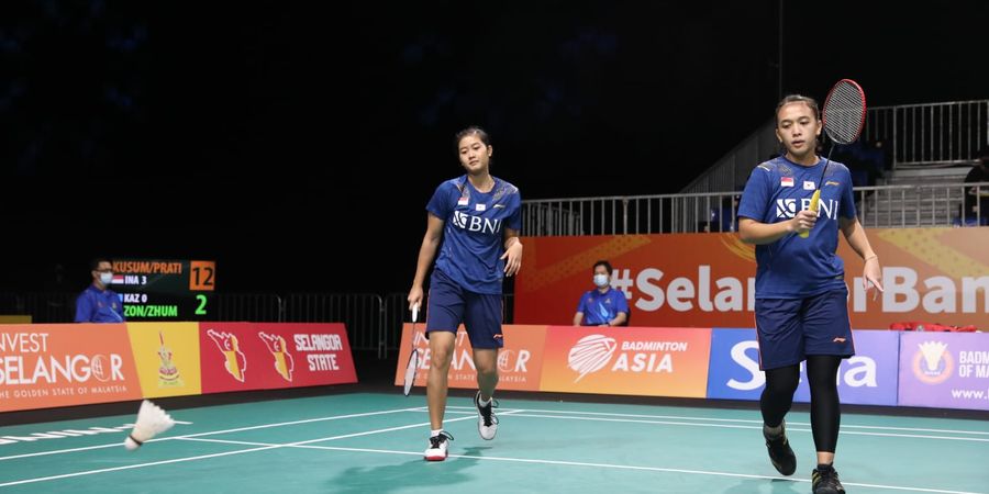 Hasil Final Kejuaraan Beregu Asia 2022 – Febriana/Amalia Gagal Revans, Korea Samakan Kedudukan