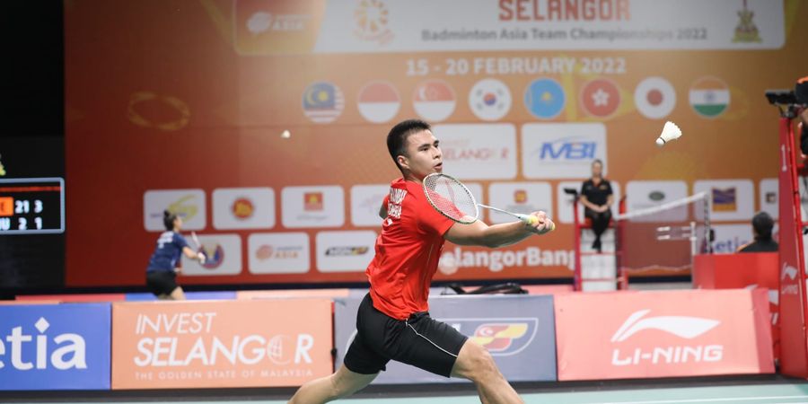Hasil Final Kejuaraan Beregu Asia 2022 - Ikhsan Kalah, Asa Indonesia Kawinkan Gelar Sirna