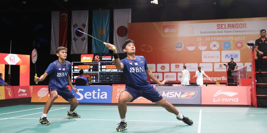 All England Open 2022 - Fikri/Bagas, Hasil Cenayang Kevin Sanjaya untuk Semifinal