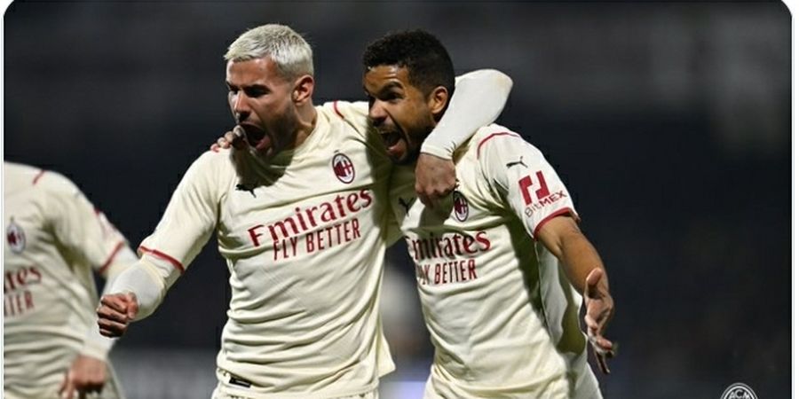 Unggul Prematur, AC Milan Diimbangi Salernitana Berkat Gol Salto di Babak Pertama