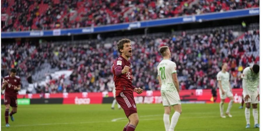 Hasil Bundesliga - Thomas Mueller Bikin Assist buat Lawan, Bayern Muenchen Comeback Hancurkan Juru Kunci