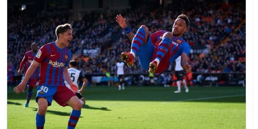 Aubameyang Balas Kritik Pedas Terakhir Mikel Arteta Melalui Hattrick Pertama dengan Barcelona