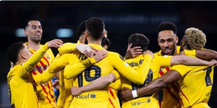 Hasil Liga Europa - Diwarnai Drama 6 Gol, Barcelona Habisi Napoli dan Lolos ke 16 Besar