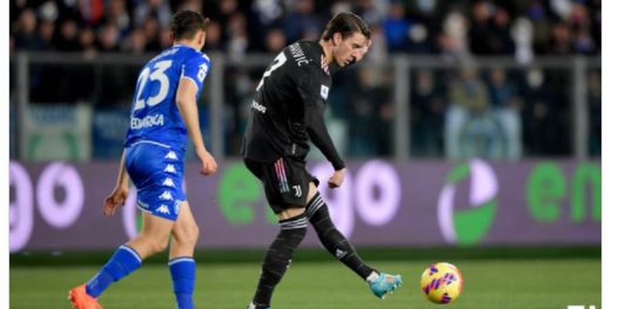 Gol Ke-19 Dusan Vlahovic Bikin Juventus Unggul atas Empoli di Babak Pertama