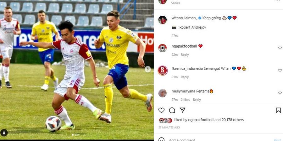 Duet Egy-Witan Akhirnya Bawa FK Senica Menang di Laga Penutup Musim Reguler, Selanjutnya Main di Relegation Round