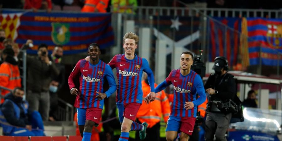 Hasil Liga Spanyol - Dembele Tidak Sepele, Barcelona Berpesta atas Athletic Club