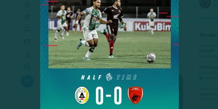 Hasil Liga 1 - PSS Vs PSM Tanpa Gol, Persaingan Papan Tengah Makin Panas