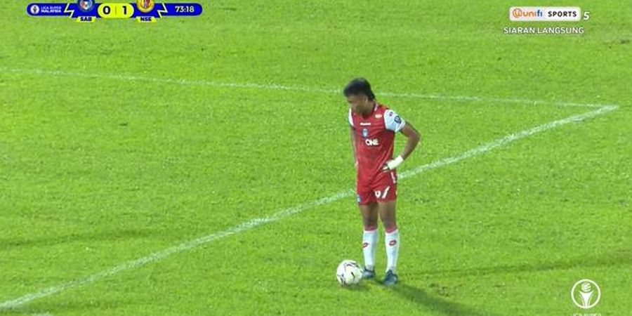 Saddil Ramdani Lewatkan Tendangan Bebas, Eks Persib Cedera, Sabah FC Takluk di Pembuka Liga Super Malaysia 2022